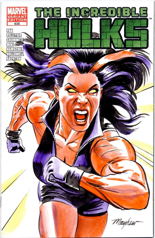 SHE-HULK #1 Mike Mayhew Exclusive!