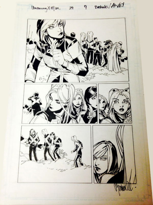 Uncanny X Men Vol 3 29 Page 9 Eva Bell Tempus Chris Bachalo And Al Vey In Qube 8 S X Men Comic Art Gallery Room