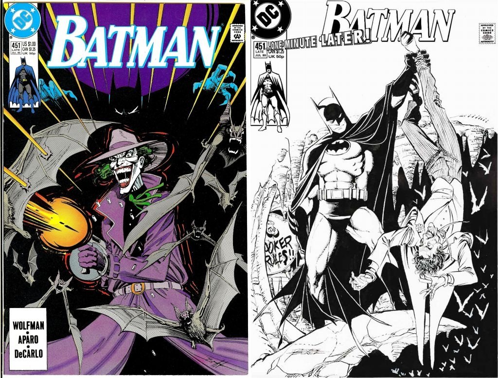 Batman #451 - George Perez - One Minute Later, in Michael One Minute Later  's 1 Minute Later - DC Titles One Minute Laters Comic Art Gallery Room