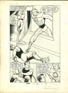 Speed Comics #14 p25 (Harvey 1941) - Captain Freedom by Pierce Rice and Arturo Cazeneuve Comic Art