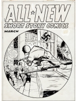 All New Short Story Comics #2 (Harvey 1943) - Pierce Rice Comic Art
