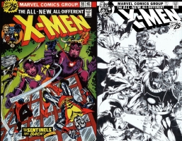 X-Men #98 - One Minute Later -Salgado & Huet Comic Art