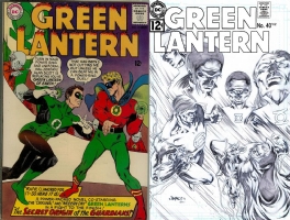Green Lantern #40 - Jimbo Salgado - One Minute Later Comic Art