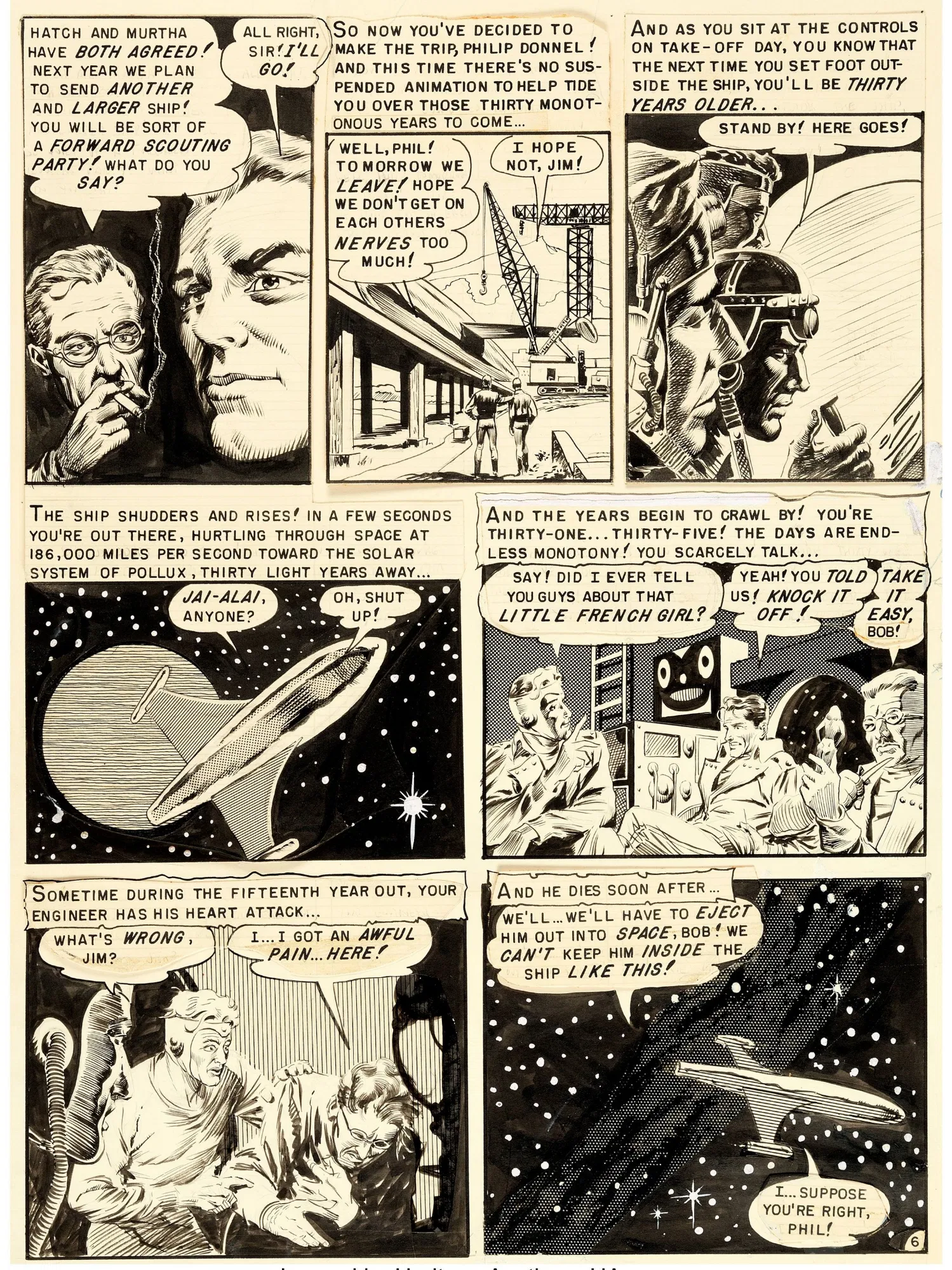 Weird Fantasy #15 (EC 1952) - page 2 - Al Williamson, in Michael One ...