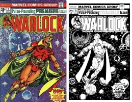 Warlock #9 - Jim Starlin & Rubinstein - One Minute Later Comic Art