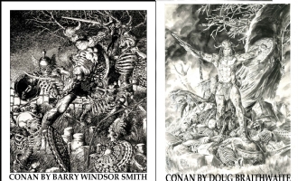 Conan (BWS Poster) - Doug Braithwaite One Minute Later (of Barry Windsor Smith Poster) Comic Art