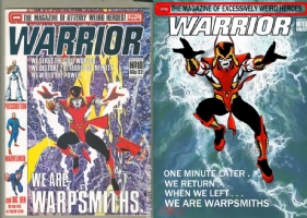 Warrior #10 - Garry Leach - One Minute Later Comic Art
