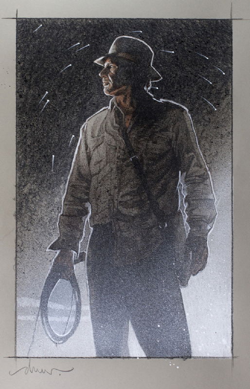 Indiana Jones By Drew Struzan In Marc Sans S Movie Art Comic Art Gallery Room