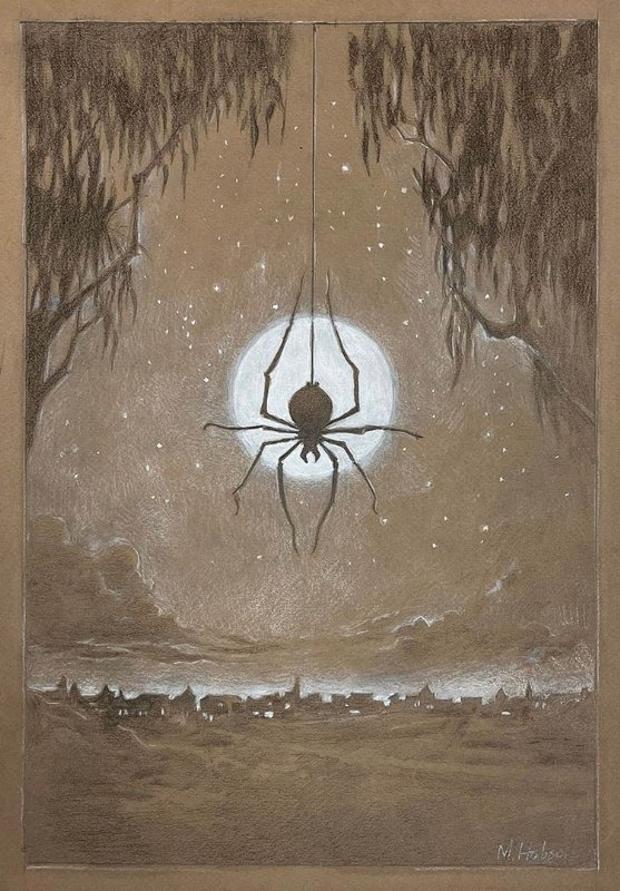 arachnophobia poster concept by mike hobson, in marc sans's movie art