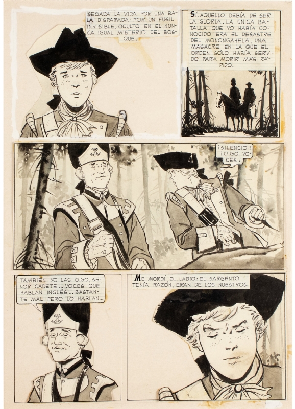 Hugo Pratt - Ticonderoga Page 3 Comic Art