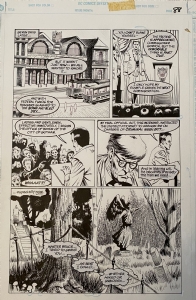 Kelley Jones - Batman Red Rain Page 88 Comic Art