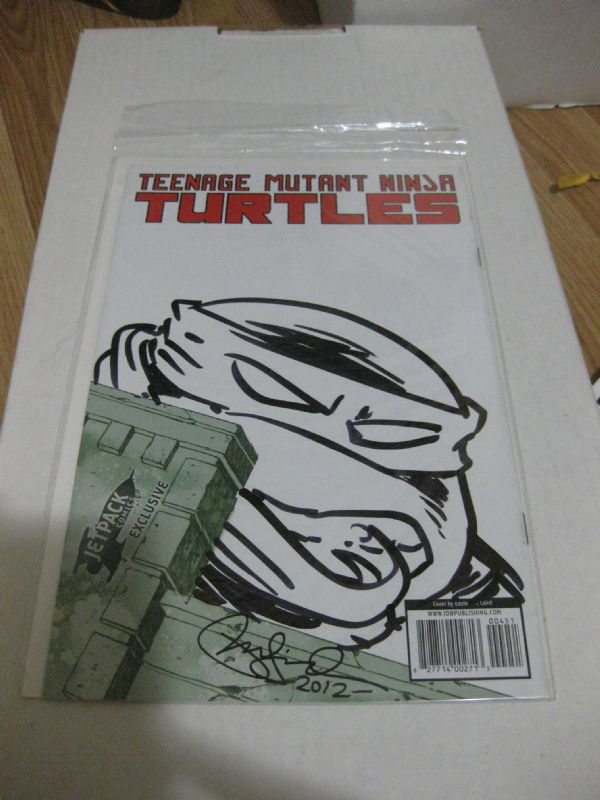 TMNT (Teenage Mutant Ninja Turtles) Sketch Cover By Peter Laird, In Zog ...