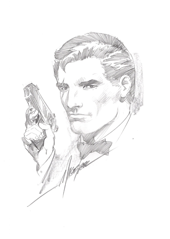 ArtStation  James Bond 007 sketch