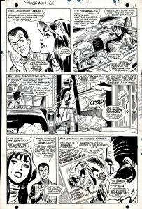 Amazing Spider-Man #61 p 8 (1967) GREAT 1960s MJ PANELS, HARRY OSBORN, &...THE GREEN GOBLIN! Comic Art