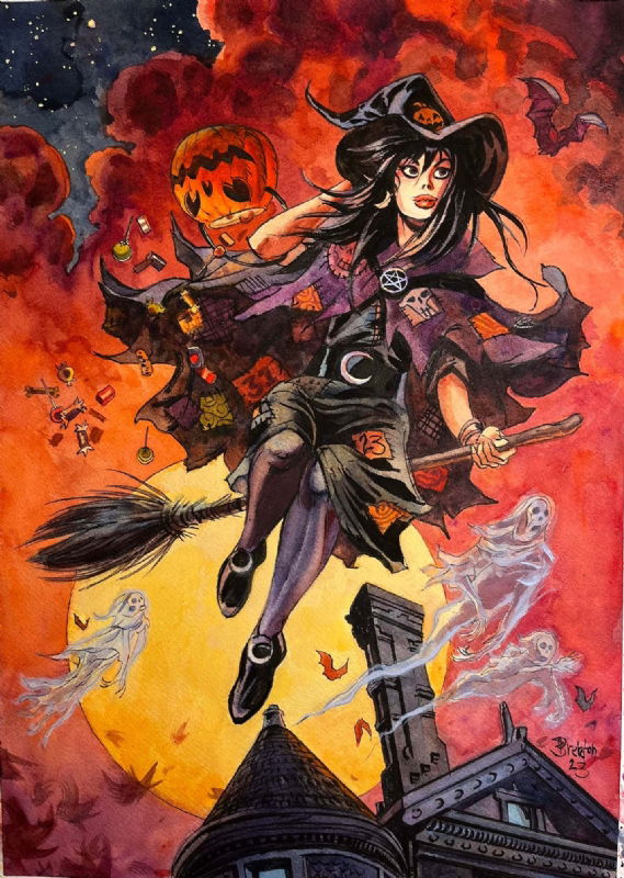 Halloween Girl by Dan Brereton, in John Popa's Dan Brereton Nocturnals ...