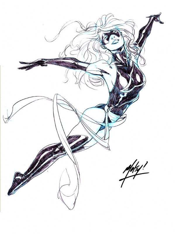 Ms. Marvel by Matt Haley, in John Popa's Girls Sketch Book Comic Art ...