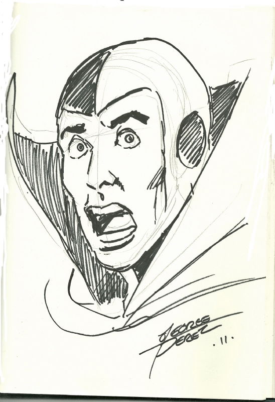 Psycho Pirate by George Perez, in John Popa's Villain Sketch Book Comic ...