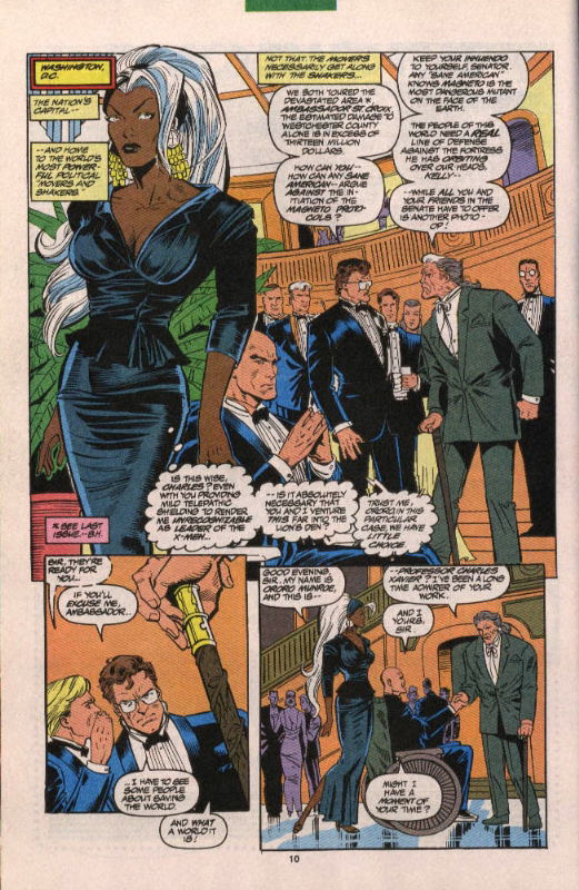 Uncanny X Men 305 Page 10 By Jan Duursema In Oscar Duart S 03 Usa Comic Book Art Marvel 90 S Comic Art Gallery Room