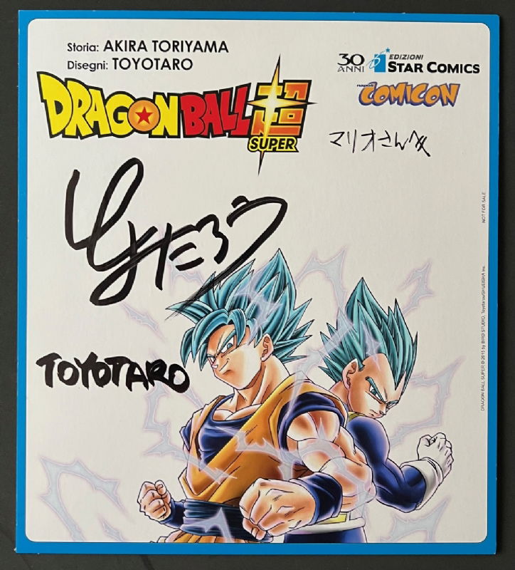 Toyotaro Signed Shikishi, In Felipe Santiago's Toyotaro Comic Art ...