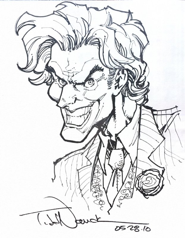 The Joker - Todd Nauck, in D D's Joker Comic Art Gallery Room