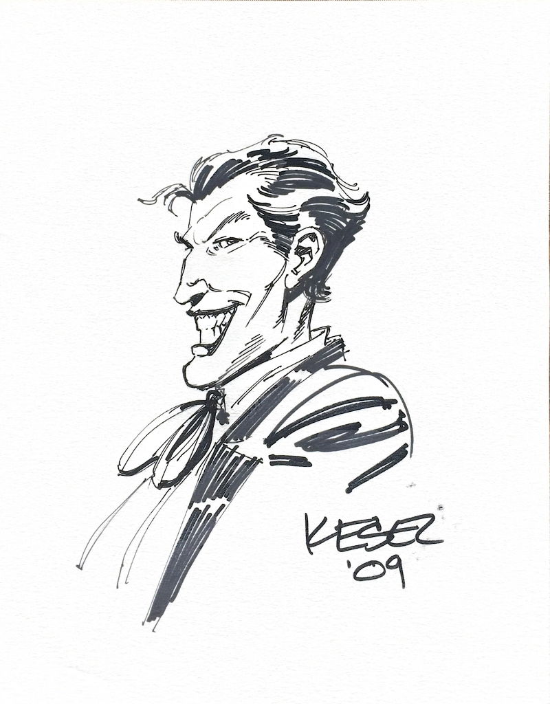 The Joker - Karl Kesel, in D D's Joker Comic Art Gallery Room