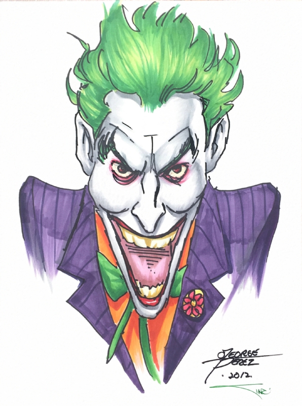 Batman Rogue Gallery The Joker - George Perez inks & Alex Sinclair ...