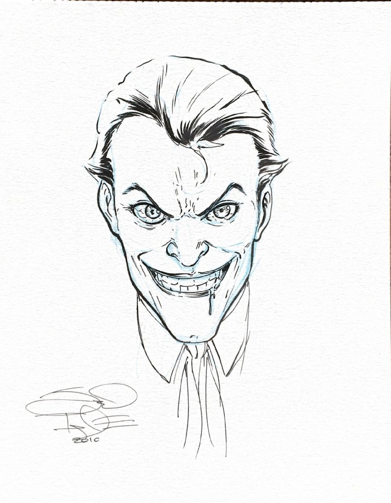 The Joker - Jamal Igle, in D D's Joker Comic Art Gallery Room