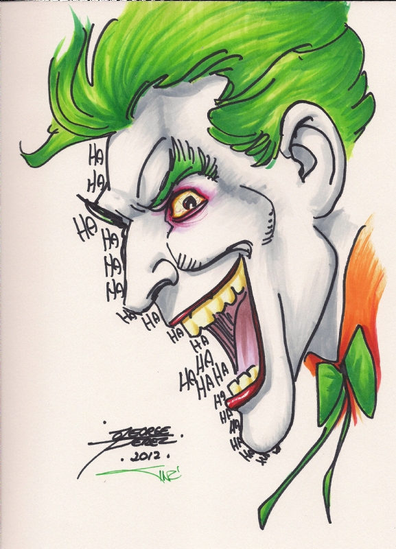 Batman Rogue Gallery The Joker - George Perez inks and Alex Sinclair ...