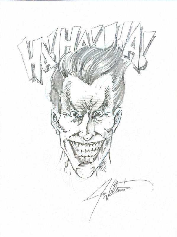 The Joker - Jim Valentino, in D D's Joker Comic Art Gallery Room