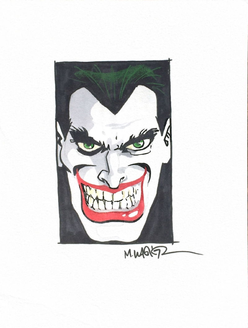 The Joker - Matt Wagner, in D D's Joker Comic Art Gallery Room