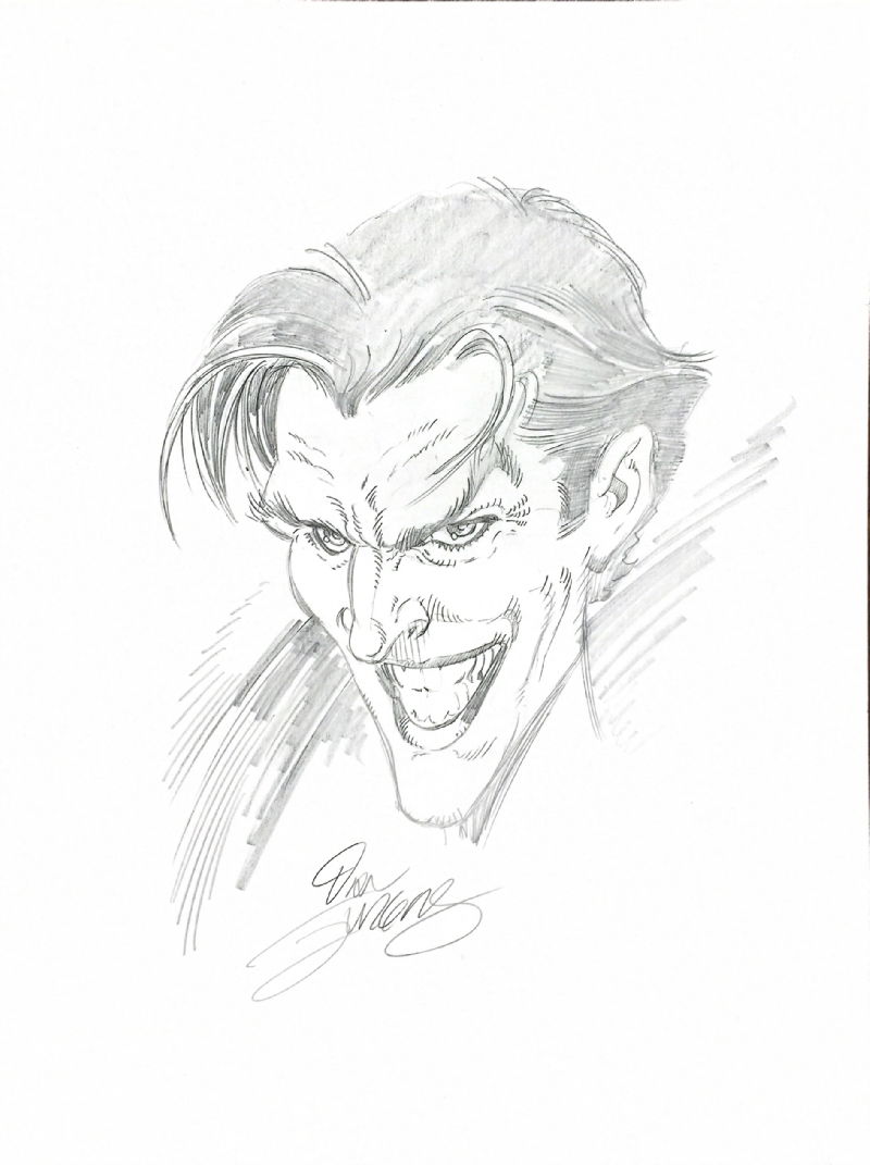 The Joker - Dan Jurgens, in D D's Joker Comic Art Gallery Room