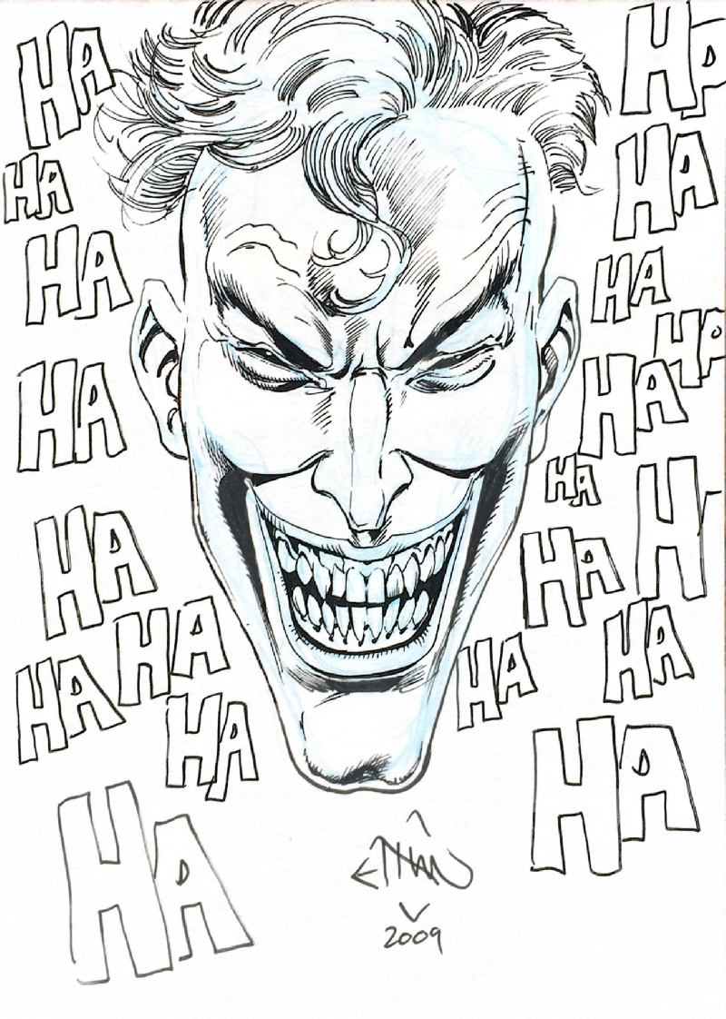 The Joker - Ethan Van Sciver, in D D's Joker Comic Art Gallery Room