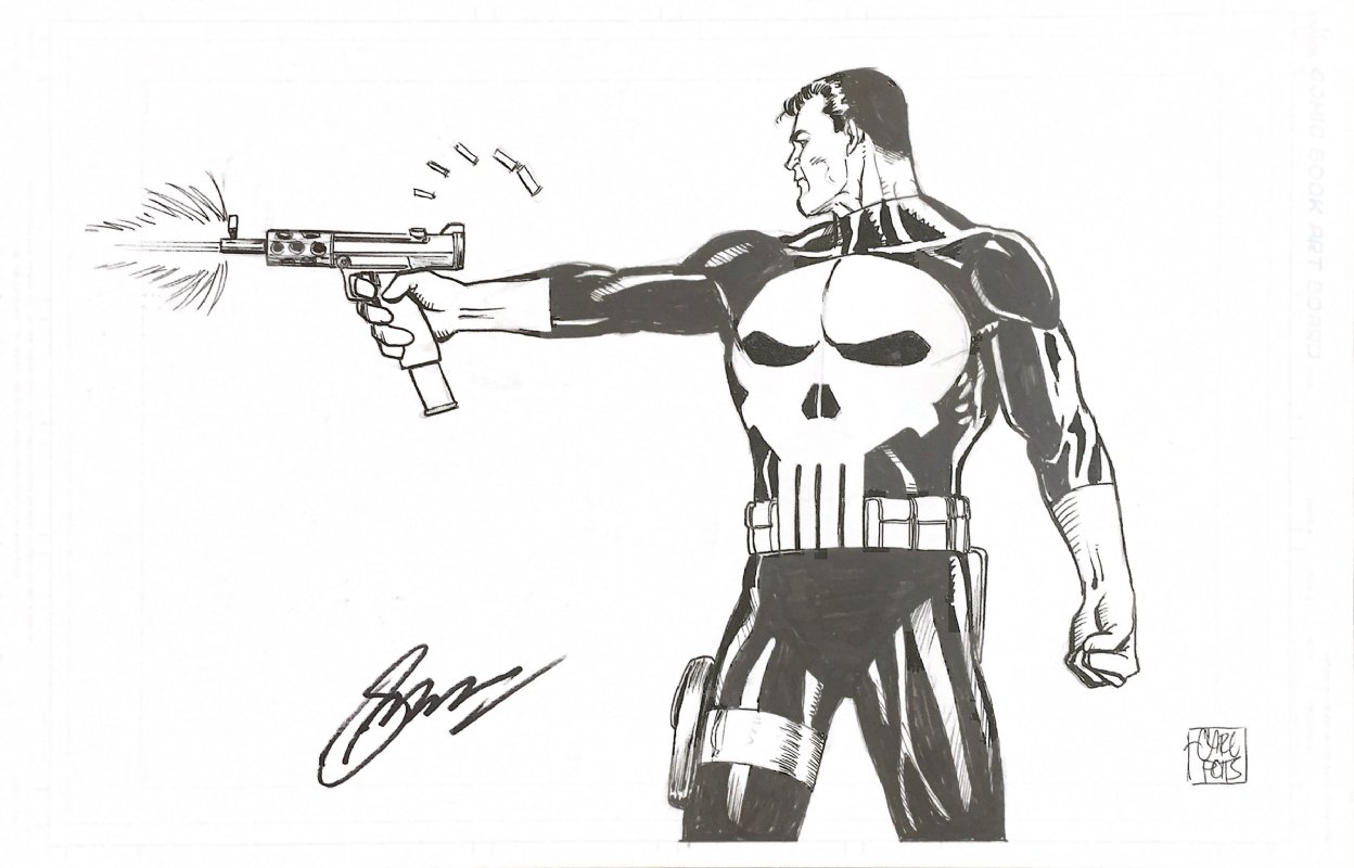 The Punisher Signed Original One-Sheet Movie Poster Creator Gerry Conway  JSA COA