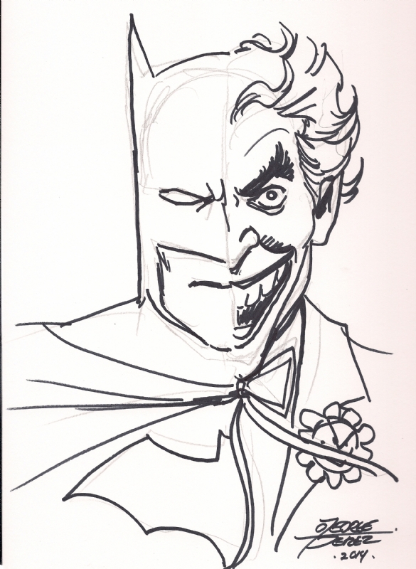 The Batman / The Joker (Yin & Yang) - George Perez, in D D's DC ...
