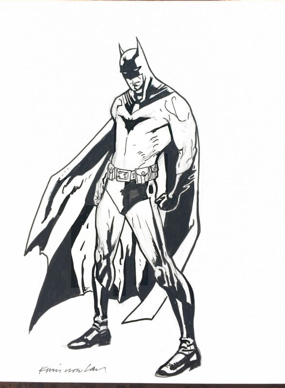 The Batman - Kevin Nowlan, In D D's DC Characters Comic Art Gallery Room