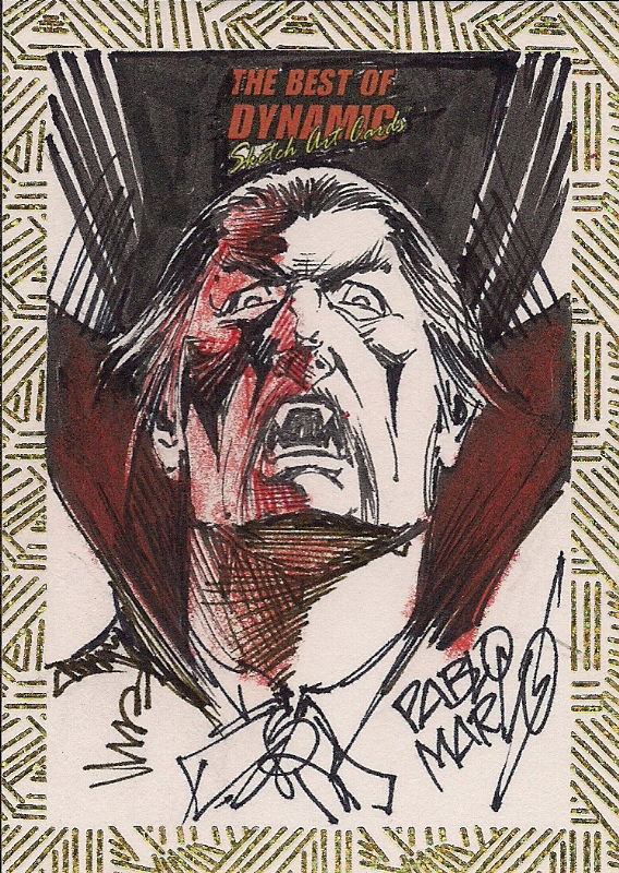 Dracula (sketch card) - Pablo Marcos, in D D's Sketch Cards Comic Art ...