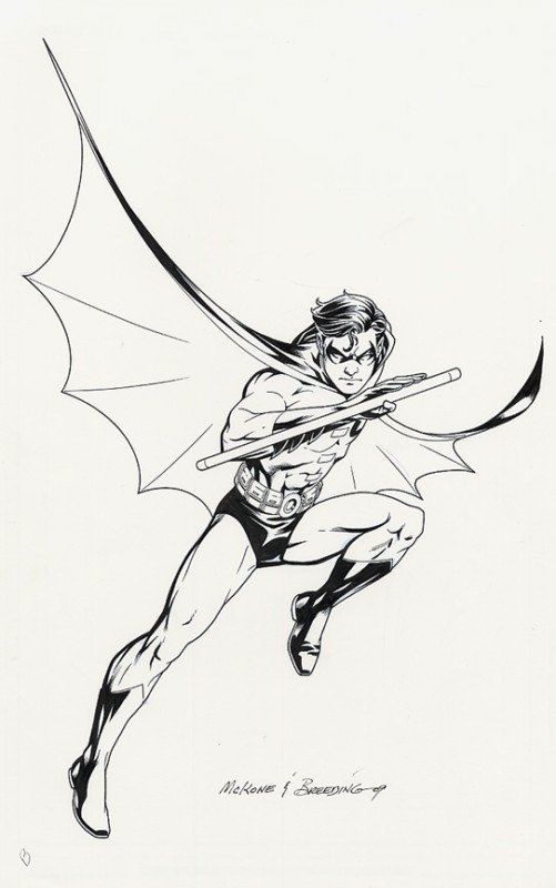 ROBIN in Nathan Hartzs DC Sketches  Commissions Comic Art Gallery Room
