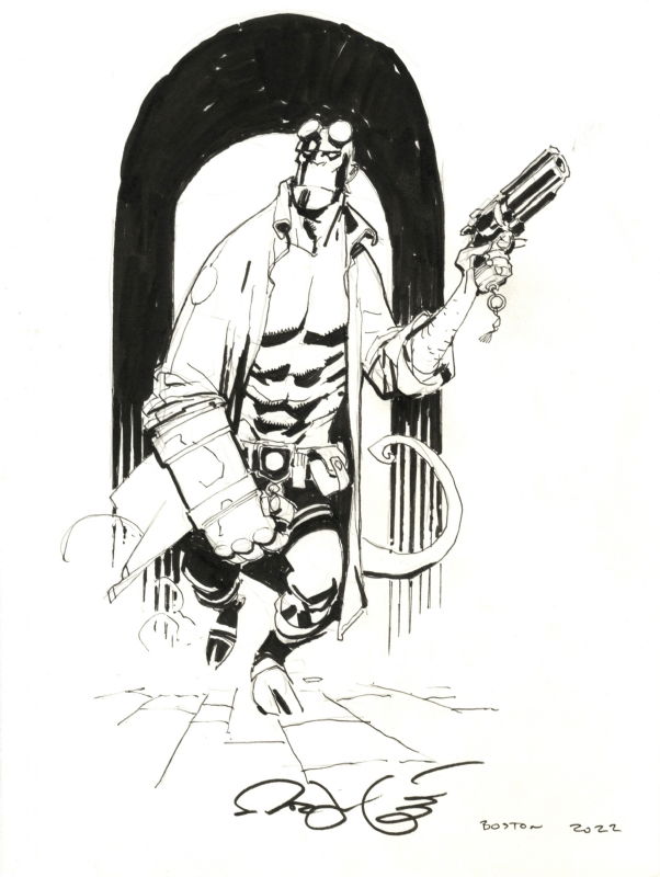 Hellboy by Rick Leonardi, in Geoff Martin's Geoff Martin's Hellboy ...