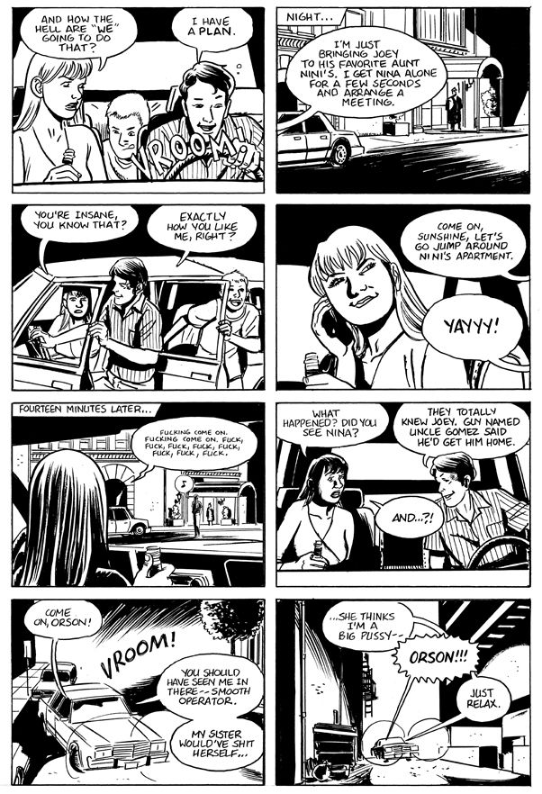 Stray Bullets: Sunshine and Roses #2 p. 17, David Lapham; Beth, Orson ...