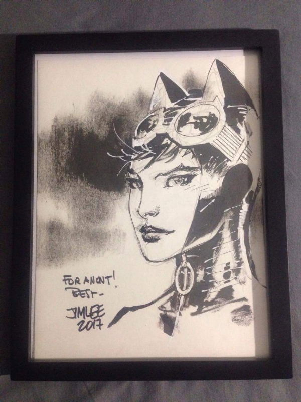 Catwoman Sketch By Jim Lee, In Anont Chinskul's Sketch Gallery Comic ...