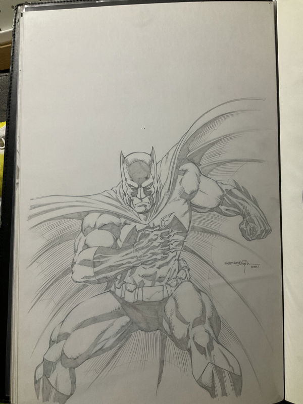 Batman By Sheldon Goh, In Jonathan Tan's Bat Family Comic Art Gallery Room