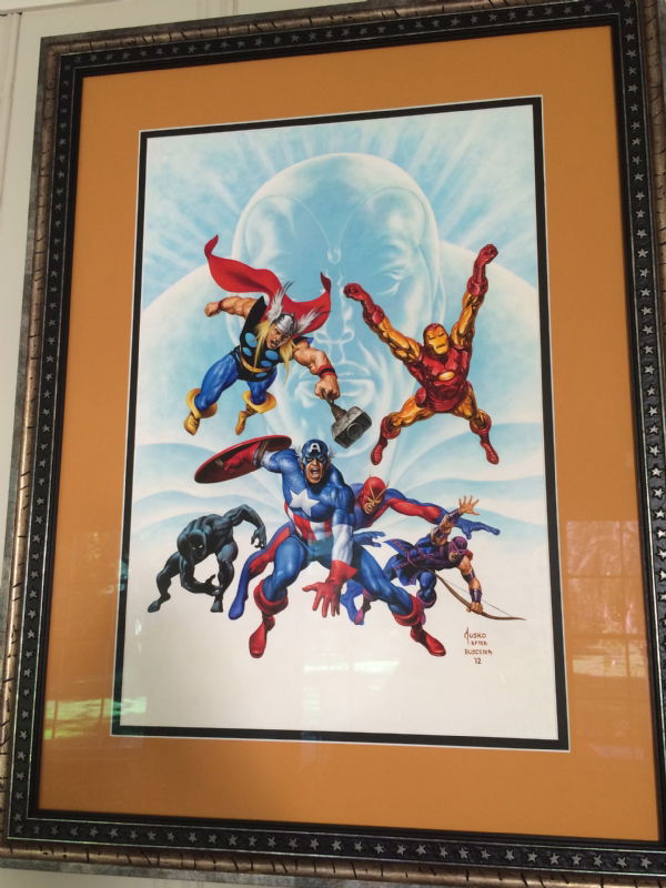 Joe Jusko Overstreet Annual Price Guide Cover 2012 Avengers! From John 