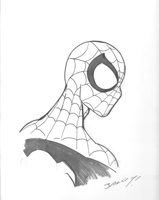 Mark Bagley Spiderman, in Brian Bennett's 2014 Phoenix Comicon Comic ...