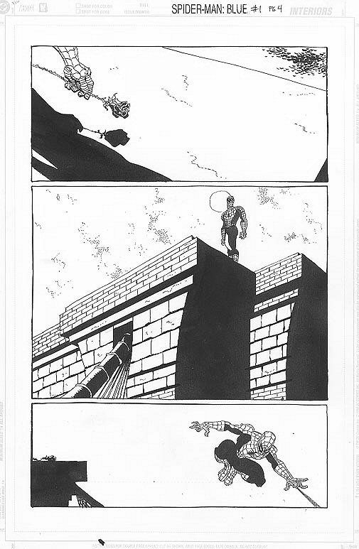 Spider-Man: Blue, in Stefano Fiskio's Spider-Man original art Comic Art ...