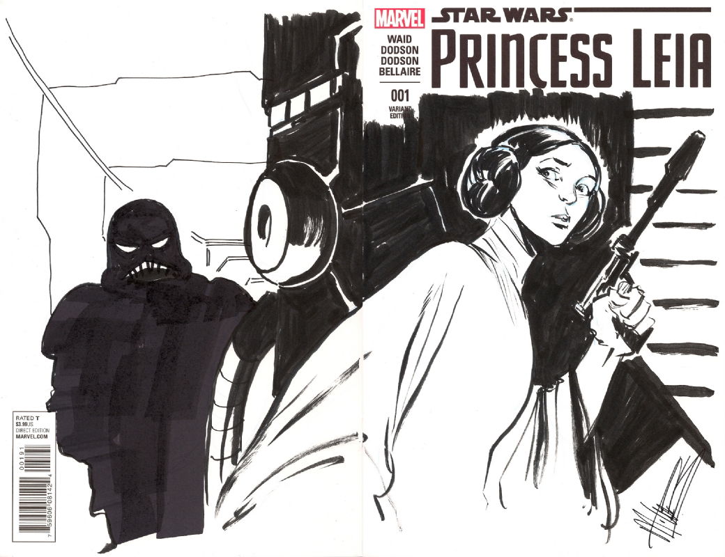 STAR WARS Princess Leia by Mike Norton, in Thomas W's Star Wars Comic ...