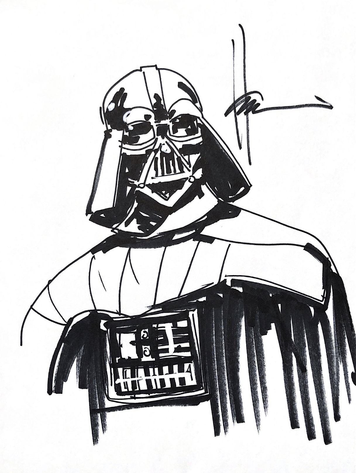 STAR WARS Darth Vader by Howard Chaykin, in Thomas W's Star Wars Comic ...