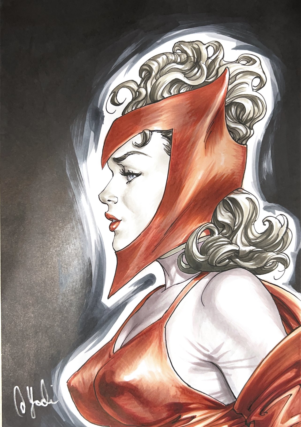 Scarlet Witch - MCU design Comicbook - 06 2021 by LucasBoltagon on